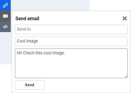 Custom email form